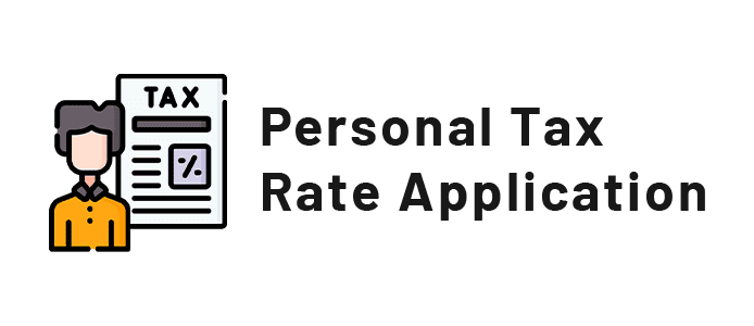 Personal Tax Rate Application